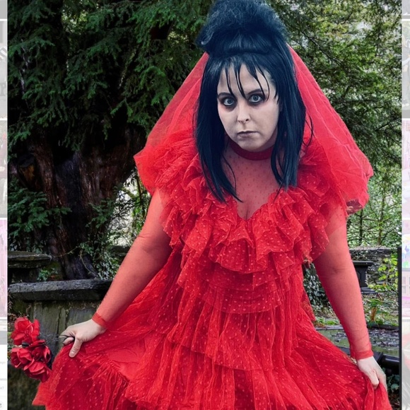 Lydia Beetlejuice Costume Medium - Picture 4 of 8